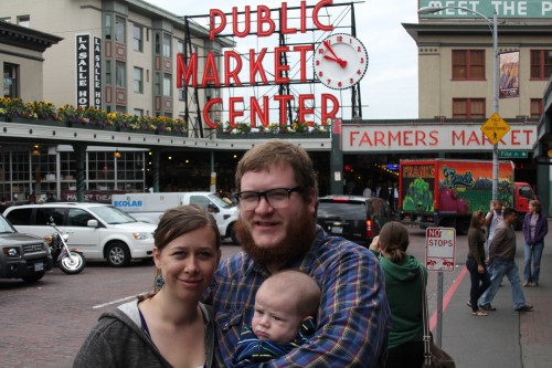The family at Pike's Market