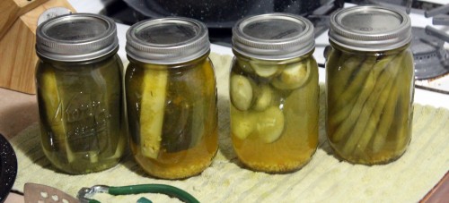 Cans of Pickles